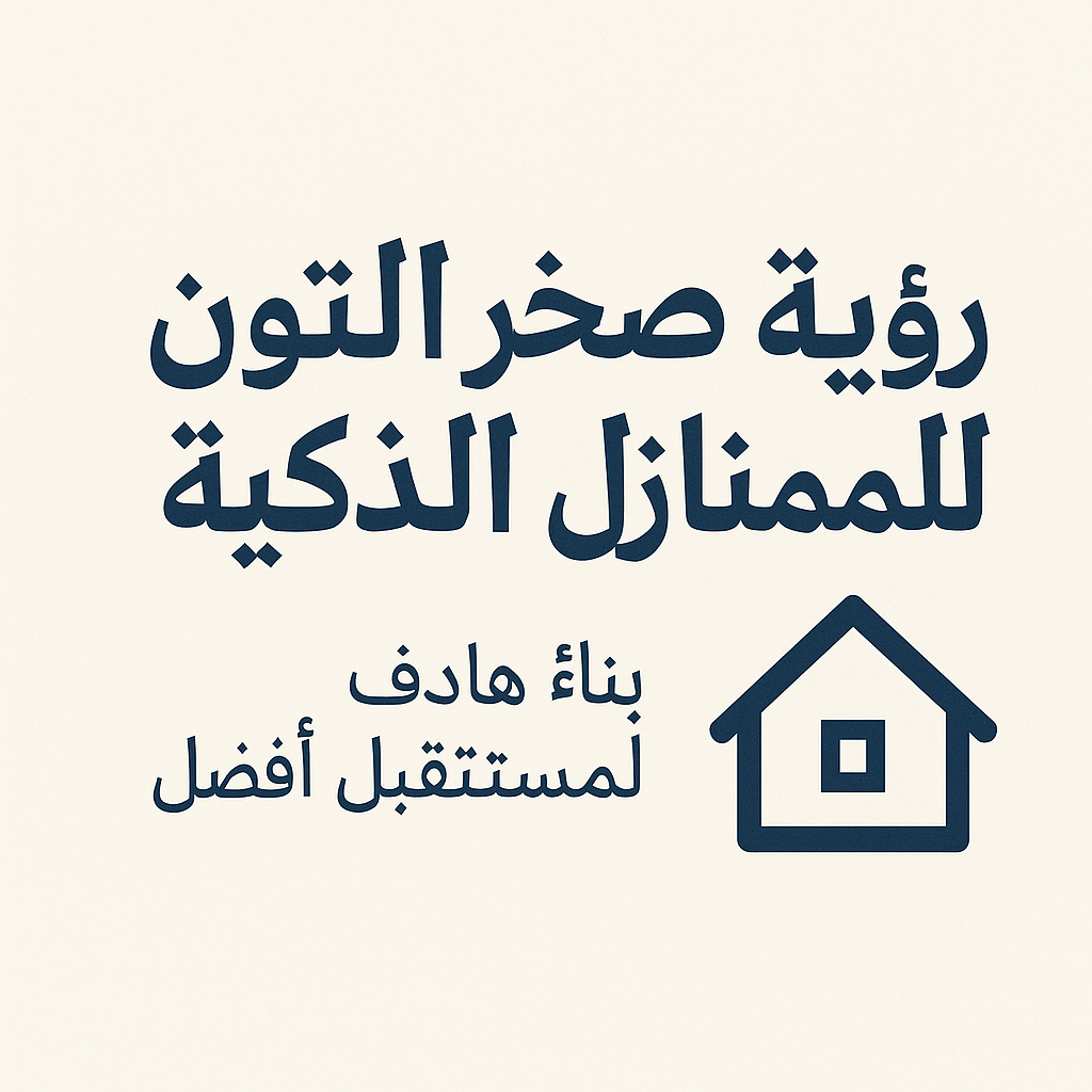 رؤية صخر التون للمنازل الذكية بناءٌ هادف لمستقبلٍ أفضل